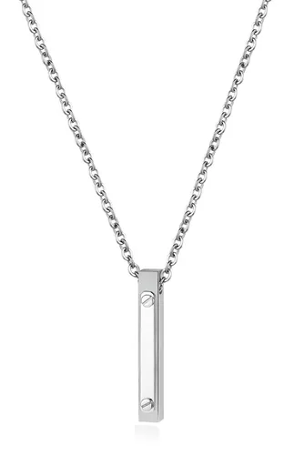 S'Agapõ Minimalistický ocelový náhrdelník pro muže Proud SPD04