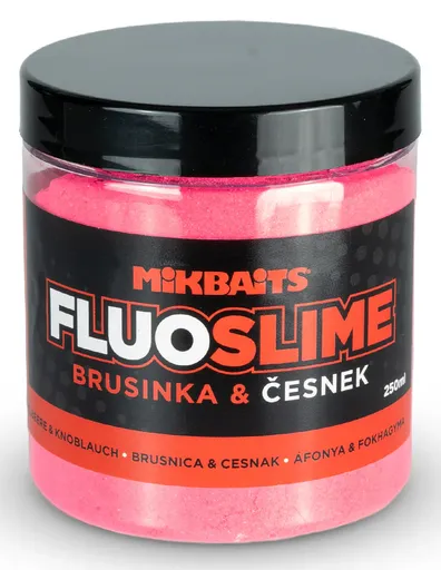 Mikbaits obalovací dip fluo slime 100 g - brusinka česnek
