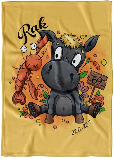 Deka Koňská znamení – rak (Podšití beránkem: NE)