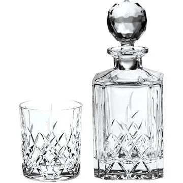 Crystal Bohemia Whisky set Brixton (1 karafa + 6 sklenic)
 (8593403792655)