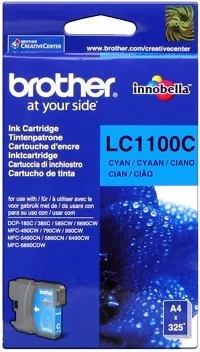 Brother LC-1100C azurová (cyan) originální cartridge