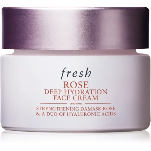 fresh Rose Deep Hydration Face Cream hydratační krém na obličej s kyselinou hyaluronovou 15 ml