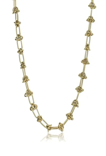 Marc Malone Pozlacený náhrdelník z oceli Jordan Gold Necklace MCN24011G