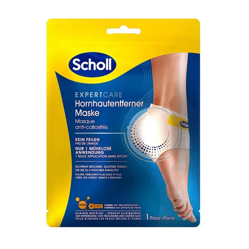 Scholl Expertcare AHA + urea maska na paty 1 pár