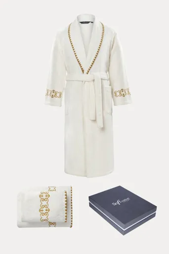 Unisex župan MONDRIAN + ručník + osuška + dárkový box S Smetanová