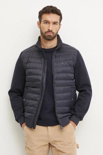 Mikina Tommy Hilfiger pánská, tmavomodrá barva, hladká, MW0MW37461