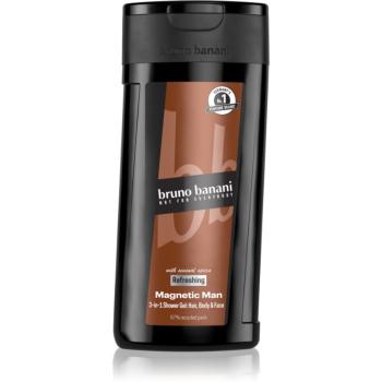 Bruno Banani Magnetic Man parfémovaný sprchový gel 3 v 1 pro muže 250 ml