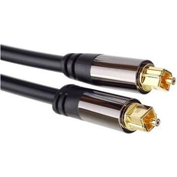 PremiumCord Kabel Toslink M/M, OD: 6mm, Gold 1,5m (kjtos6-015)