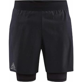 Craft PRO TRAIL 2IN1 SHORTS M Pánské běžecké šortky, černá, velikost