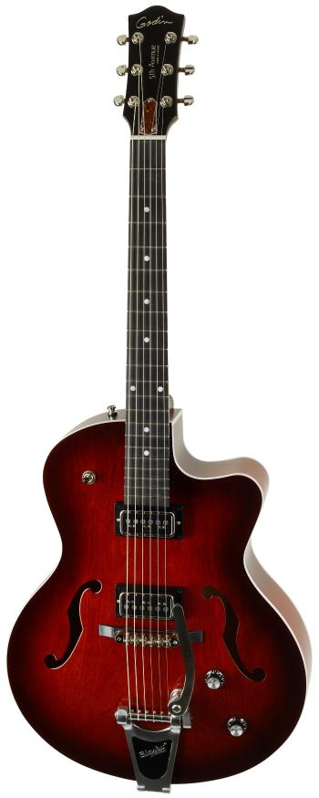 Godin 5th Avenue Uptown T-Armond Havana Burst