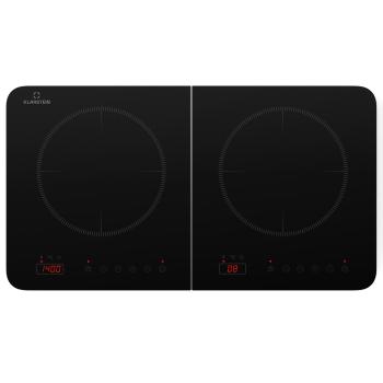 Klarstein Cookio, indukční varná deska, 3500 W, 2 zóny, časovač, sklokeramika