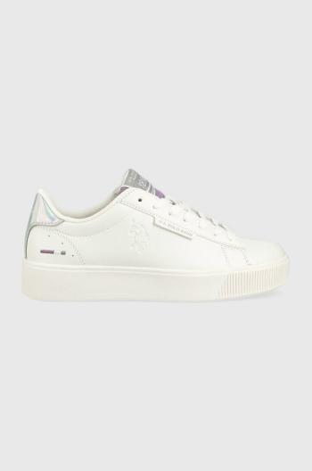 Sneakers boty U.S. Polo Assn. BRYANA bílá barva, BRYANA001D