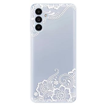 Odolné silikonové pouzdro iSaprio - White Lace 02 - Samsung Galaxy A13 5G