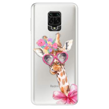 Odolné silikonové pouzdro iSaprio - Lady Giraffe - Xiaomi Redmi Note 9 Pro / Note 9S