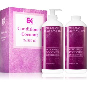 Brazil Keratin Coconut Conditioner výhodné balení pro výživu a hydrataci