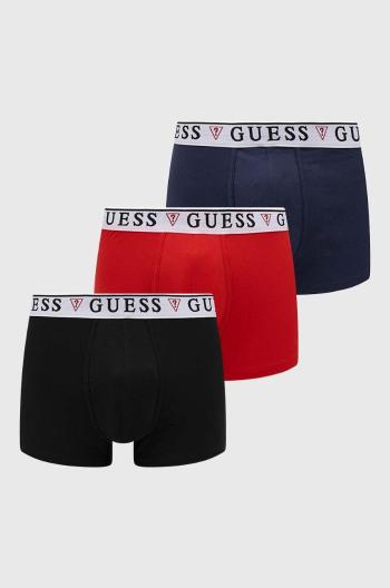 Boxerky Guess BRIAN 3-pack pánské, černá barva, U97G01 KCD31