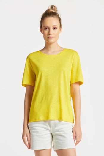 TRIČKO GANT LINEN SS T-SHIRT CANARY YELLOW