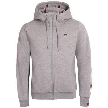 Tommy Hilfiger ESSENTIALS FZ HOODY Pánská mikina, šedá, velikost