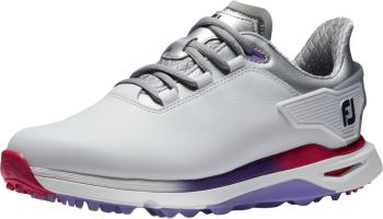 Footjoy PRO SLX White/Silver/Multi 37 Dámske golfové boty