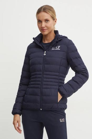 Bunda EA7 Emporio Armani dámská, tmavomodrá barva, přechodná, TNF8Z.8NTB23