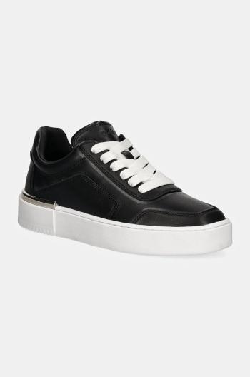 Kožené sneakers boty Dkny Baylor černá barva, K3491306