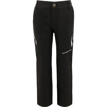ALPINE PRO KILETO Gyerek nadrág, fekete, méret 104-110