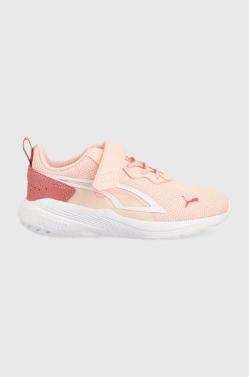 Dětské sneakers boty Puma All-Day Active AC+ PS růžová barva