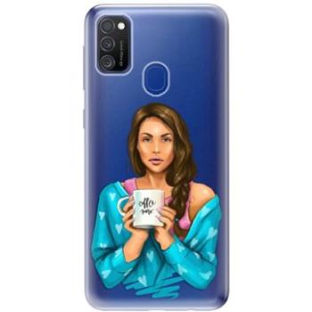 iSaprio Coffe Now - Brunette pro Samsung Galaxy M21 (cofnobru-TPU3_M21)