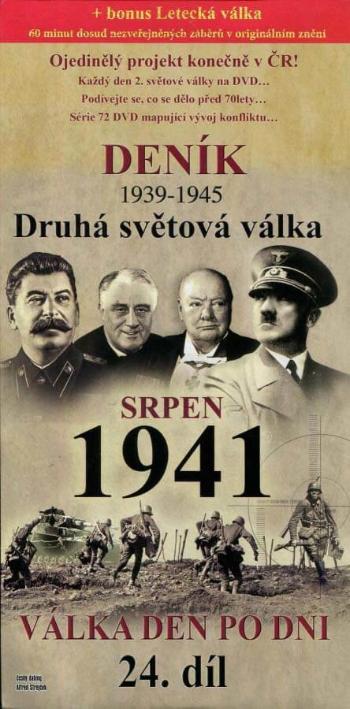 Deník 2. světové války (24. díl) - srpen 1941 (DVD) (papírový obal)