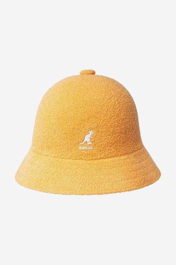 Klobouk Kangol oranžová barva, 0397BC.WARM-WARM.APRIC