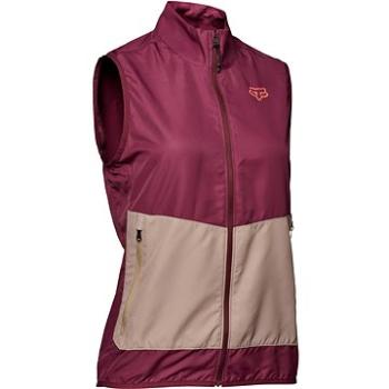 Fox W Ranger Wind Vest Dark Maroon XS (1393744)