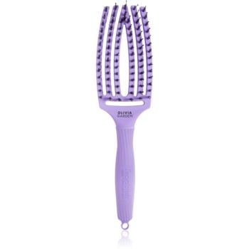 Olivia Garden Fingerbrush Bloom plochý kartáč Lavender 1 ks