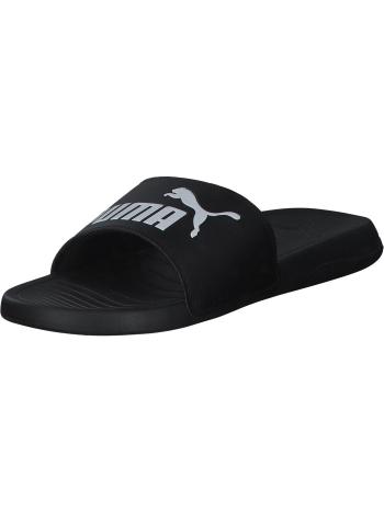 PUMA Strandcipő 'Popcat 20'  fekete / fehér