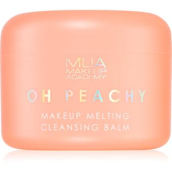 MUA Makeup Academy Oh Peachy odličovací balzám s obsahem oleje s vůní broskve 70 g