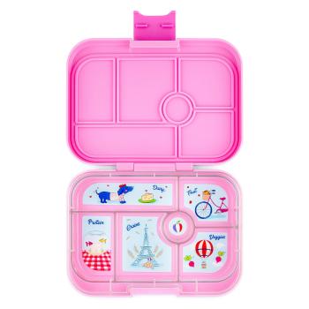 Bento box ORIGINAL 6 růžová / Paříž, 625 ml, Yumbox