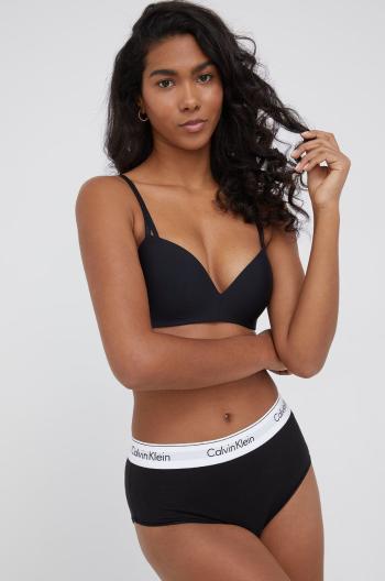 Podprsenka Calvin Klein Underwear černá barva, hladká, 000QF6017E