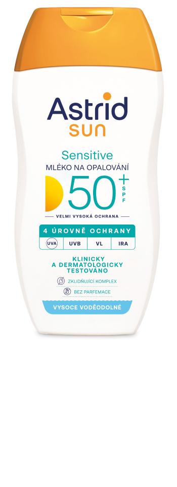 Astrid Mléko na opalování Sensitive SPF 50+ Sun 150 ml