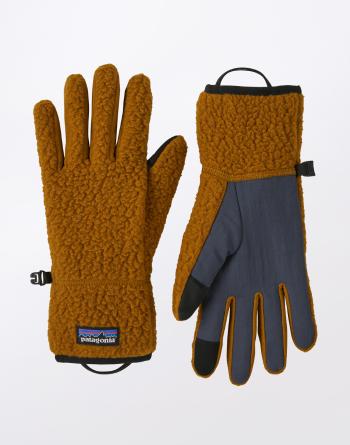 Patagonia Retro Pile Gloves Shelter Brown S