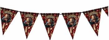 Banner zászlók - Halloween Circus Bohóc 300 cm