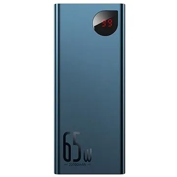 Baseus Adaman Metal Digital Display Quick Charge Power Bank 20000mAh 65W Blue (PPIMDA-D03)