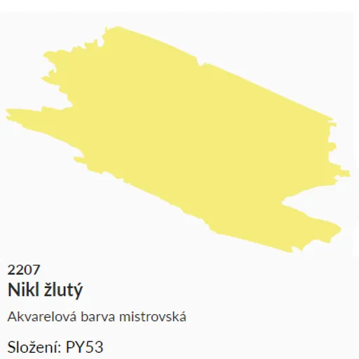 Akvarelová barva Umton 2,6ml – 2207 nikl žlutý