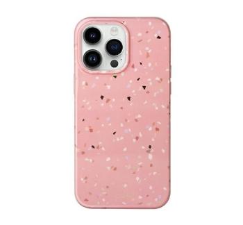 Uniq Coehl Terazzo Apple iPhone 14 Pro tok, coral / rózsaszín