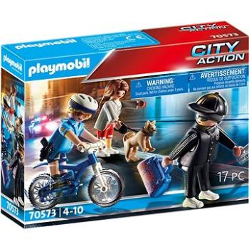 Playmobil Policejní kolo: Pronásledování kapsáře (4008789705730)