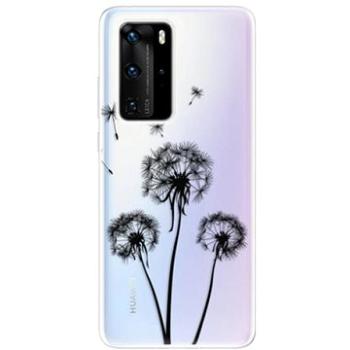 iSaprio Three Dandelions - black pro Huawei P40 Pro (danbl-TPU3_P40pro)