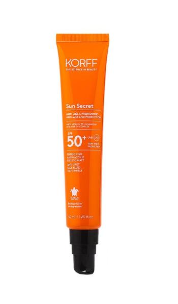 KORFF Sun Secret Pleťový fluid s matujícím efektem na problematickou pleť SPF50+ 50 ml