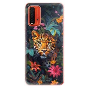 Odolné silikonové pouzdro iSaprio - Flower Jaguar - Xiaomi Redmi 9T