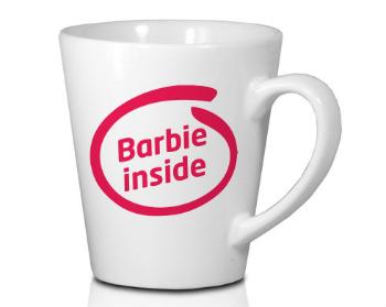 Hrnek Latte 325ml Barbie inside