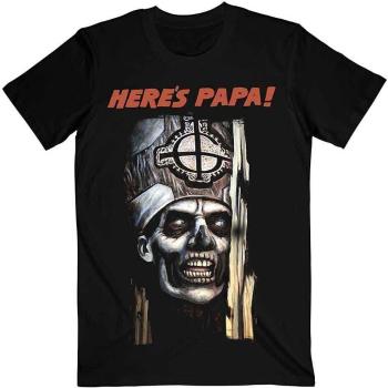 Ghost Tričko Here's Papa Unisex Black M