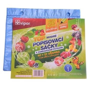 VIPOR Sáček HDPE zamrazovací 20× 30cm, 50 ks, modrá (8594030940389)