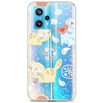 TopQ Kryt Realme 9 Pro+ silikon Happy Cats 73257 (Sun-73257)